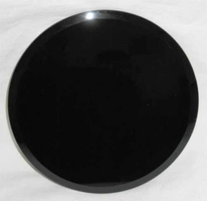 A black mirror used for scrying